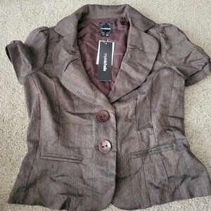 MyMichelle Brown Suit Jacket